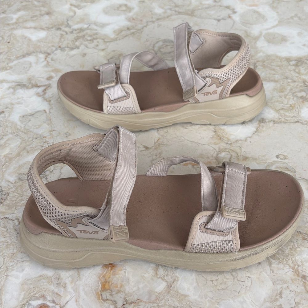 Teva Women's Zymic Sandals Women’s – Neutral Beige – Sport Comfort - Picture 6 of 12